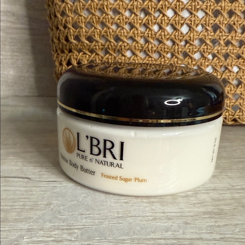 L'BRI Pure n' Natural Intense Body Butter * FROSTED SUGAR PLUM* Brand New - Picture 4 of 5